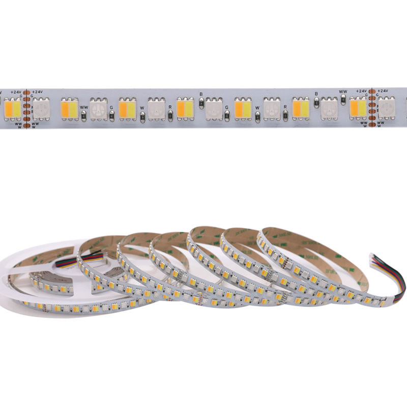 DC24V SMD5050 120LEDs/m Jasné RGB CCT LED pásky 16.4FT DC24V SMD5050 120LEDs/m Jasné RGB CCT LED pásky 16.4FT