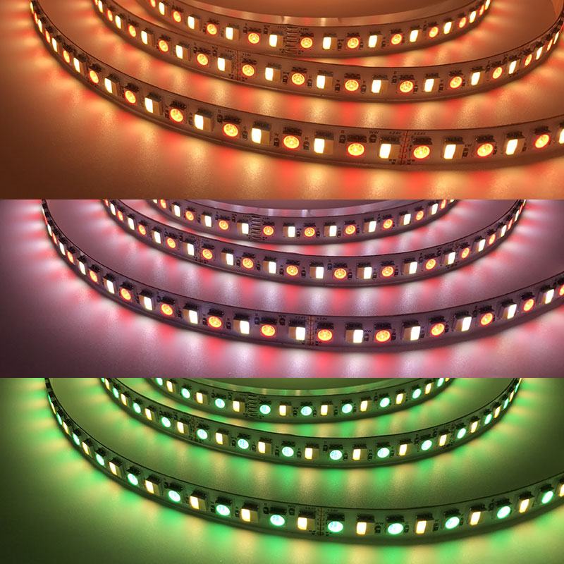 DC24V SMD5050 120LEDs/m Jasné RGB CCT LED pásky 16.4FT DC24V SMD5050 120LEDs/m Jasné RGB CCT LED pásky 16.4FT