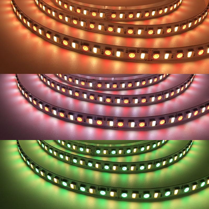 DC24V SMD5050 120LEDs/m RGB CCT LED Strip Lights 16.4FT