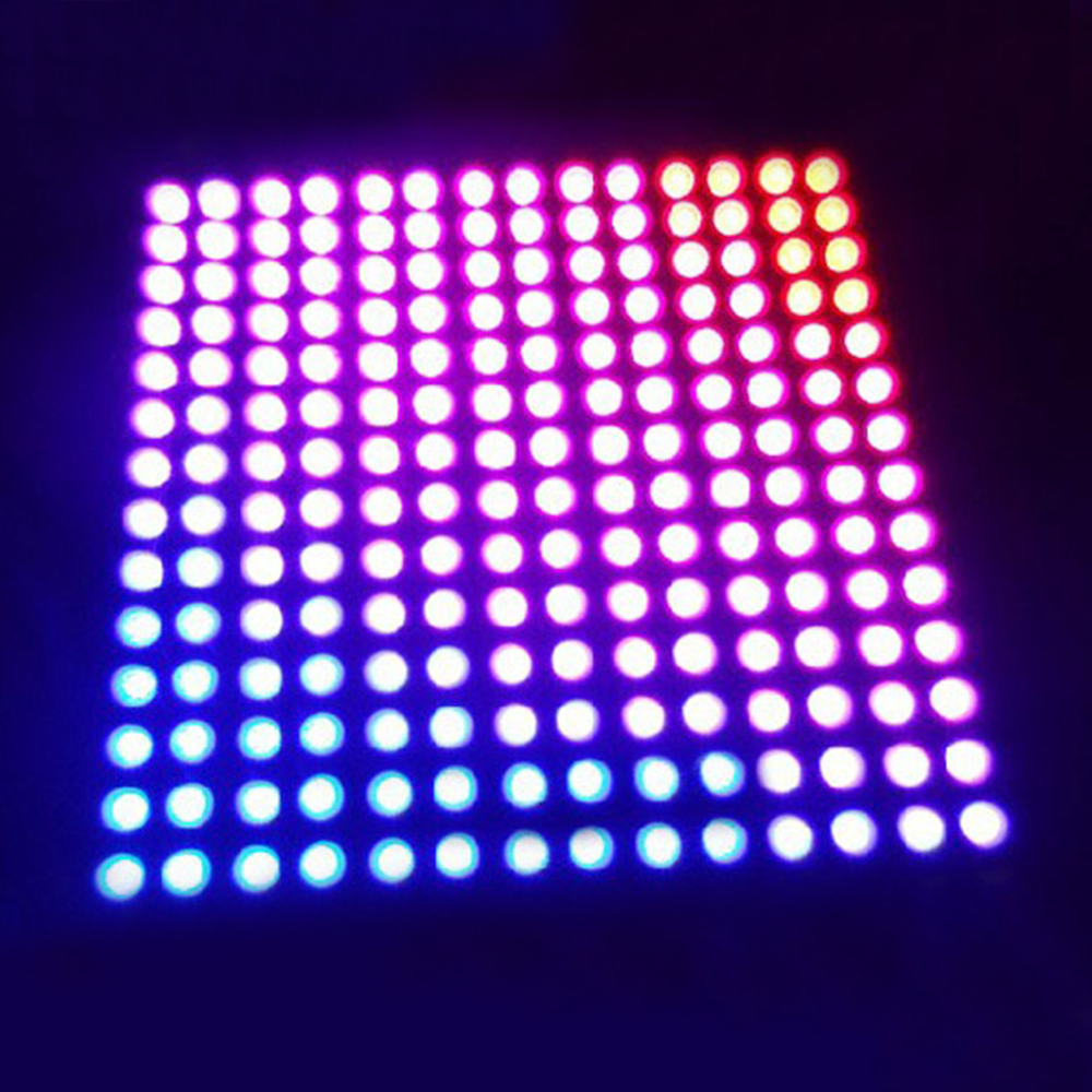 DC5V 16*16 APA102 RGB digitální adresovatelný flexibilní LED displej – vestavěný 256 pixelový bodový maticový displej