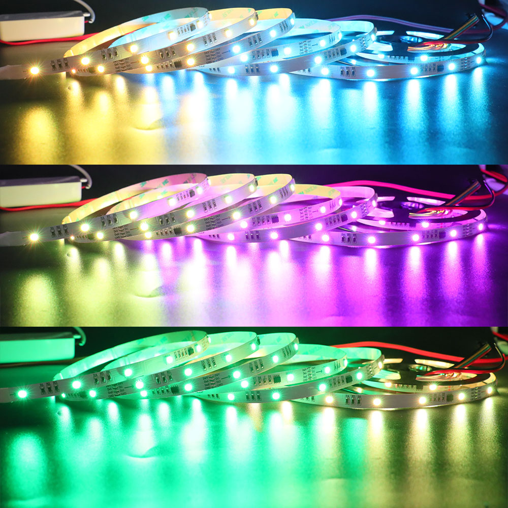 GS8206 5050 RGB LED Dream Barevně adresovatelné páskové osvětlení 30 LED/m GS8206 5050 RGB LED Dream Barevně adresovatelné páskové osvětlení 30 LED/m