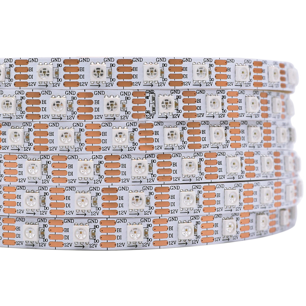 DC12V CS8812 5050SMD RGB Breakpoint Pokračovat 300 LED jednotlivě adresovatelných digitálních páskových světel, vodotěsné Dream Color Programovatelné Flexibilní LED páskové páskové osvětlení DC12V CS8812 5050SMD RGB Breakpoint Pokračovat 300 LED jednotlivě adresovatelných digitálních páskových světel, vodotěsné Dream Color Programovatelné Flexibilní LED páskové páskové osvětlení