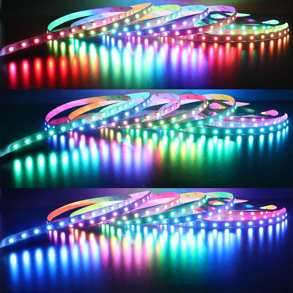 DC12V CS8812 5050SMD RGB Breakpoint Pokračovat 300 LED jednotlivě adresovatelných digitálních páskových světel, vodotěsné Dream Color Programovatelné Flexibilní LED páskové páskové osvětlení DC12V CS8812 5050SMD RGB Breakpoint Pokračovat 300 LED jednotlivě adresovatelných digitálních páskových světel, vodotěsné Dream Color Programovatelné Flexibilní LED páskové páskové osvětlení