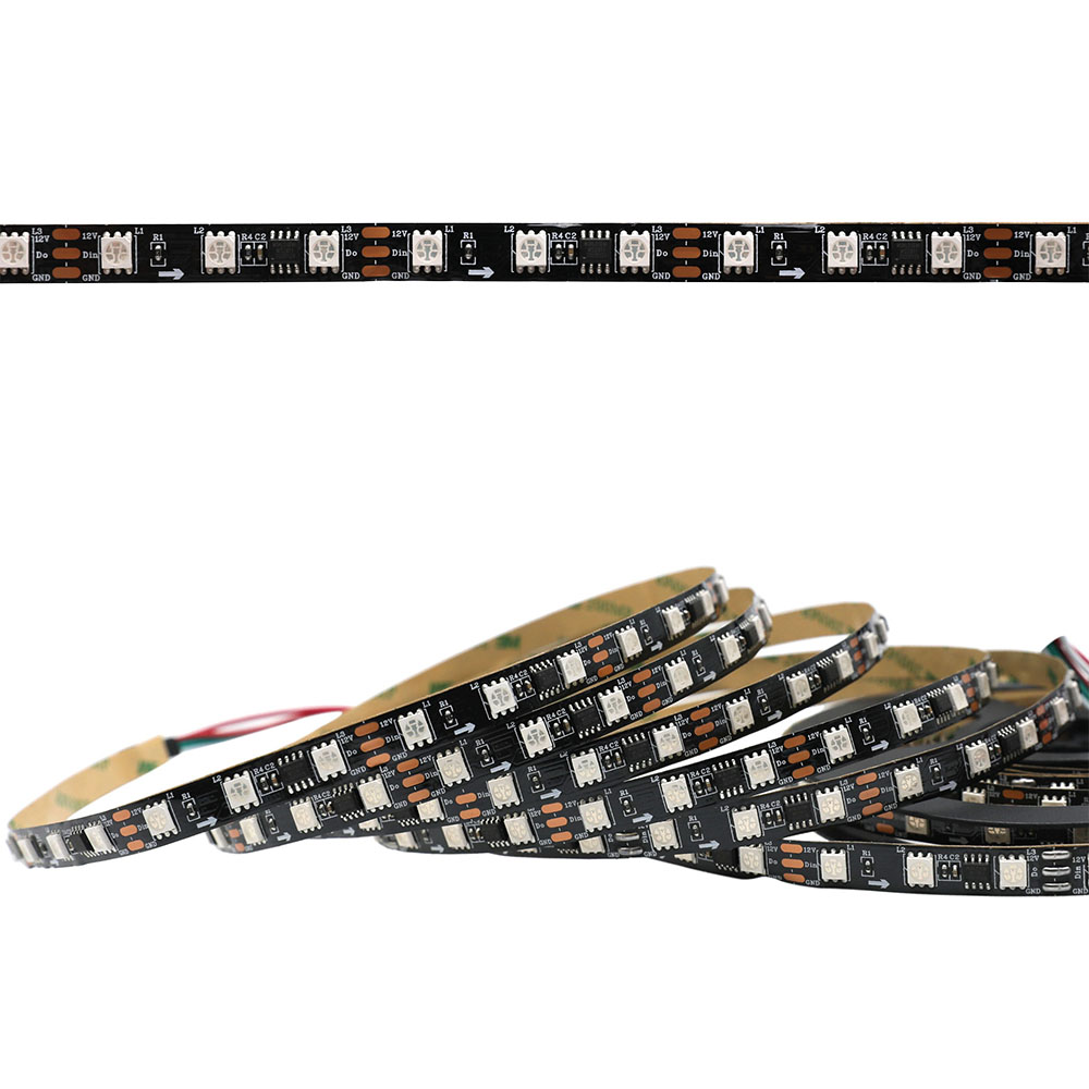 WS2811 DC12V 300LEDs programmierbare LED-Streifenlichter, adressierbare digitale Vollfarb-Chasing-flexible LED-Streifen, Verwendung im Innenbereich, 1.64 Fuß bis 16.4 Fuß pro Rolle im Angebot WS2811 DC12V 300LEDs programmierbare LED-Streifenlichter, adressierbare digitale Vollfarb-Chasing-flexible LED-Streifen, Verwendung im Innenbereich, 1.64 Fuß bis 16.4 Fuß pro Rolle im Angebot