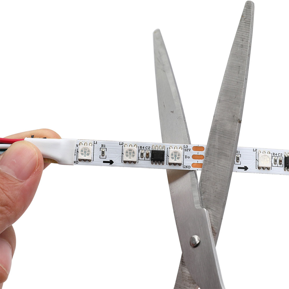 WS2811 DC12V 300LEDs programmierbare LED-Streifenlichter, adressierbare digitale Vollfarb-Chasing-flexible LED-Streifen, Verwendung im Innenbereich, 1.64 Fuß bis 16.4 Fuß pro Rolle im Angebot WS2811 DC12V 300LEDs programmierbare LED-Streifenlichter, adressierbare digitale Vollfarb-Chasing-flexible LED-Streifen, Verwendung im Innenbereich, 1.64 Fuß bis 16.4 Fuß pro Rolle im Angebot