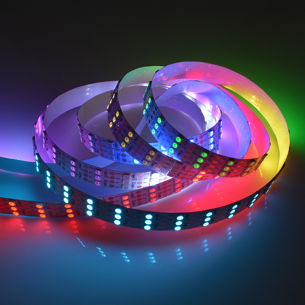 164ft Triple Row Bright 12V WS2815 Addressable RGB Light Strip