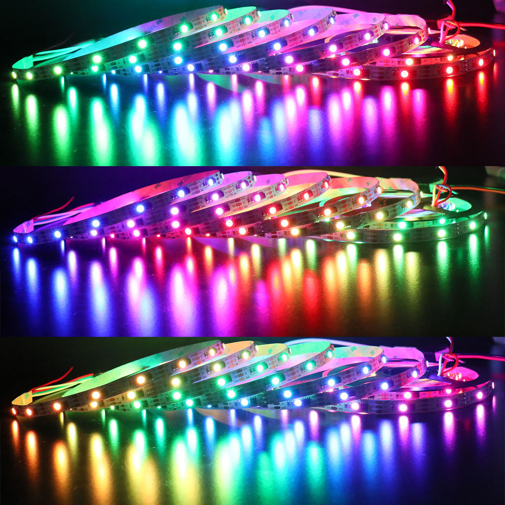 WS2811 DC5V 150LEDs Vollfarbige, digital adressierbare, flexible LED-Streifen WS2811 DC5V 150LEDs Vollfarbige, digital adressierbare, flexible LED-Streifen