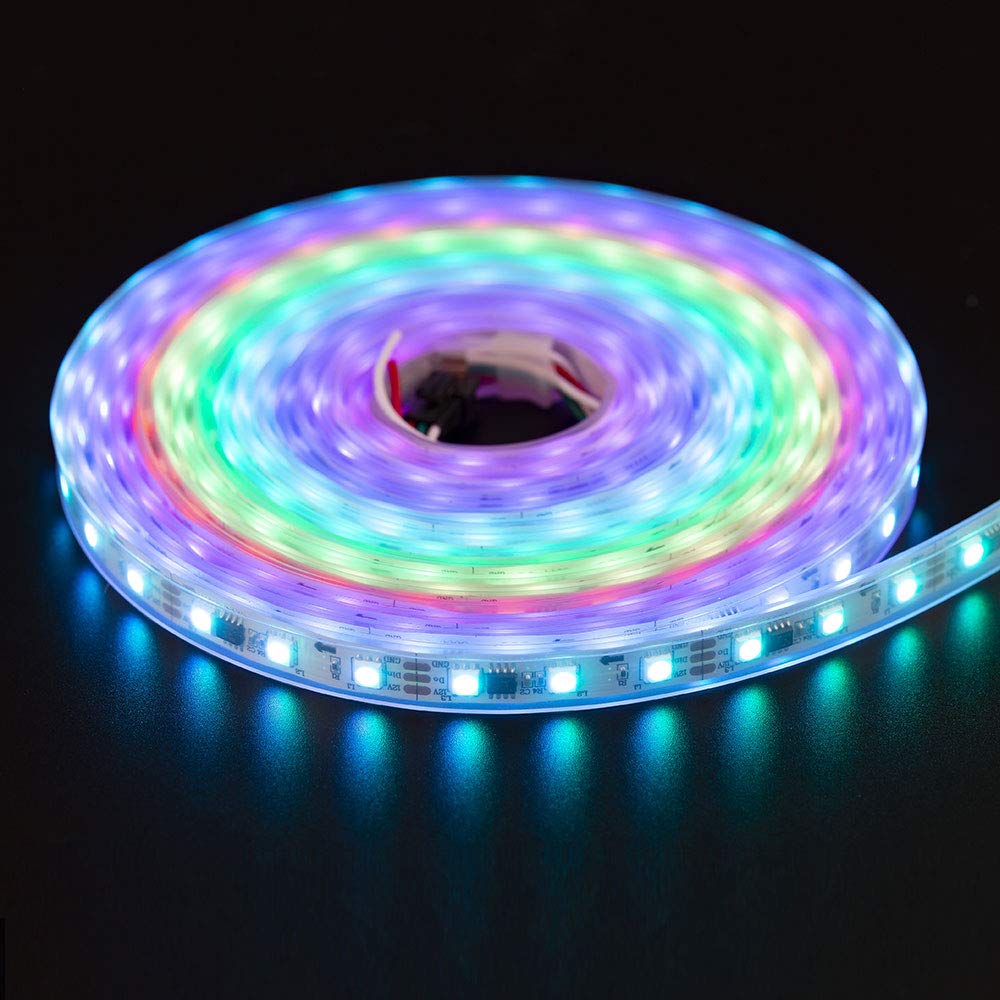 lække Udflugt Bange for at dø 12V WS2811 IP67 Addressable RGB LED Strip Light 60LEDs/m