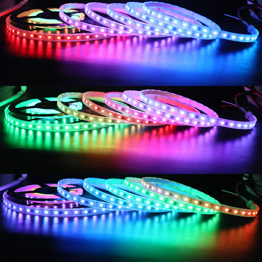 Soft Flexible Waterproof Dreamcolor Neon Led Light Strip 12V 24v 1m 5m  WS2811 RGBIC RGB Chasing for Home Garden Street Lighting