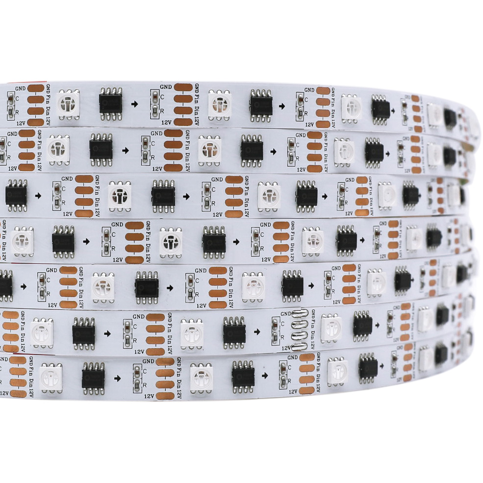 GS8208 RGB LED světelné proužky s vyladěním barev, individuálně adresovatelné GS8208 RGB LED světelné proužky s vyladěním barev, individuálně adresovatelné