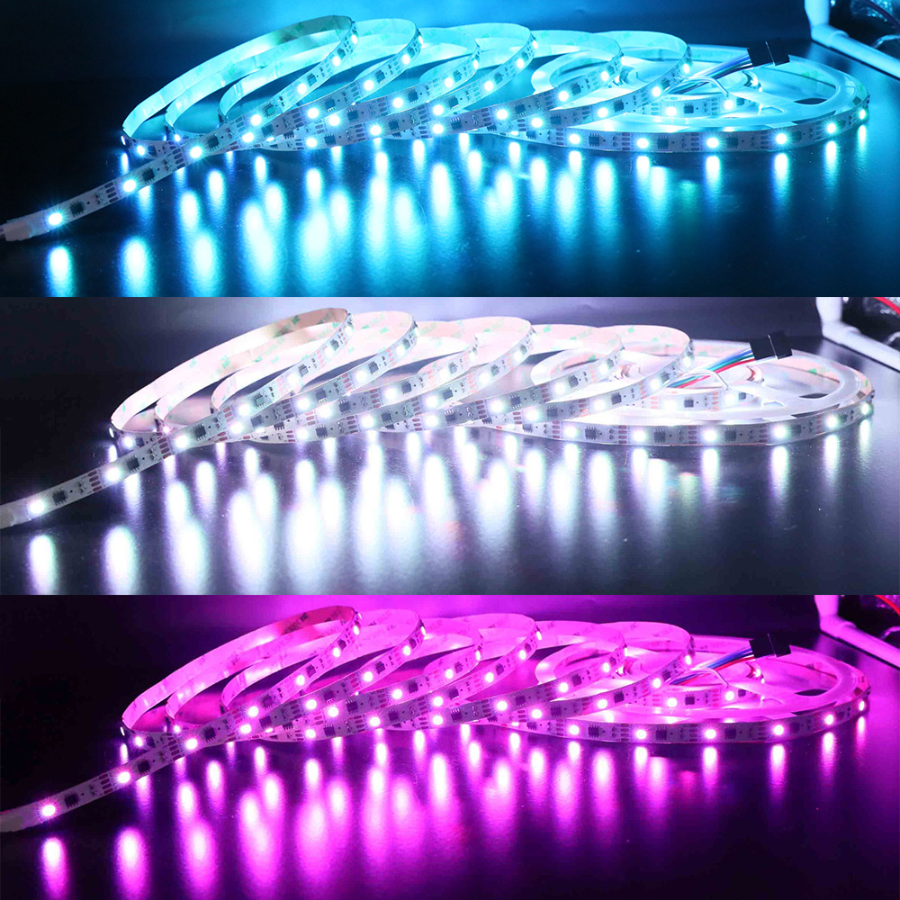 GS8208 RGB LED světelné proužky s vyladěním barev, individuálně adresovatelné GS8208 RGB LED světelné proužky s vyladěním barev, individuálně adresovatelné