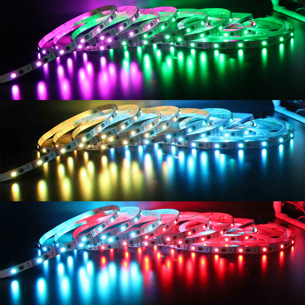GS8208 RGB LED světelné proužky s vyladěním barev, individuálně adresovatelné GS8208 RGB LED světelné proužky s vyladěním barev, individuálně adresovatelné