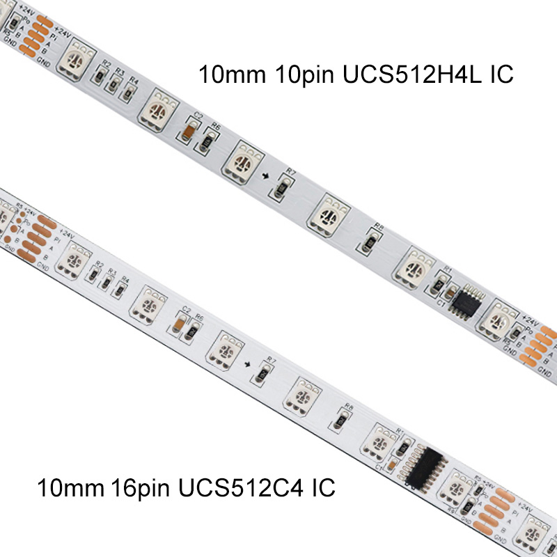 DMX512 RGB DC24V 240 LED diod Adresovatelný LED pásek Světla Vestavěné 485 dekódovací osvětlení scény Programovatelné pixelové LED pásy, 16.4 stop/role DMX512 RGB DC24V 240 LED diod Adresovatelný LED pásek Světla Vestavěné 485 dekódovací osvětlení scény Programovatelné pixelové LED pásy, 16.4 stop/role