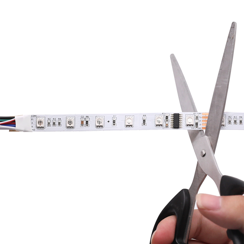 DMX512 RGB DC24V 240 LED diod Adresovatelný LED pásek Světla Vestavěné 485 dekódovací osvětlení scény Programovatelné pixelové LED pásy, 16.4 stop/role DMX512 RGB DC24V 240 LED diod Adresovatelný LED pásek Světla Vestavěné 485 dekódovací osvětlení scény Programovatelné pixelové LED pásy, 16.4 stop/role