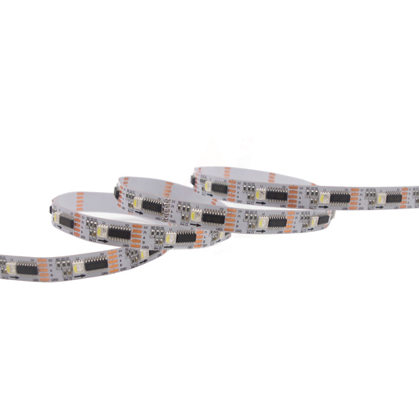 DMX512 RGBW DC5V 160 LED digitální páskové světlo s vestavěným 485 programovatelným obnovením bodu přerušení paralelního signálu, maticovým ovládáním, 16.4 stop/role