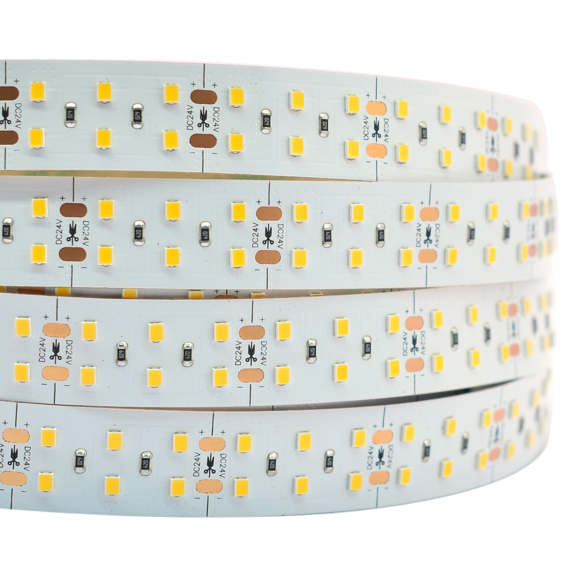 Dvouřadá řada DC24V 2835SMD High CRI 95 840LED Vodotěsné volitelné osvětlení Flexibilní LED páskové světlo, 5 m/16.4 stop na kotouč v prodeji