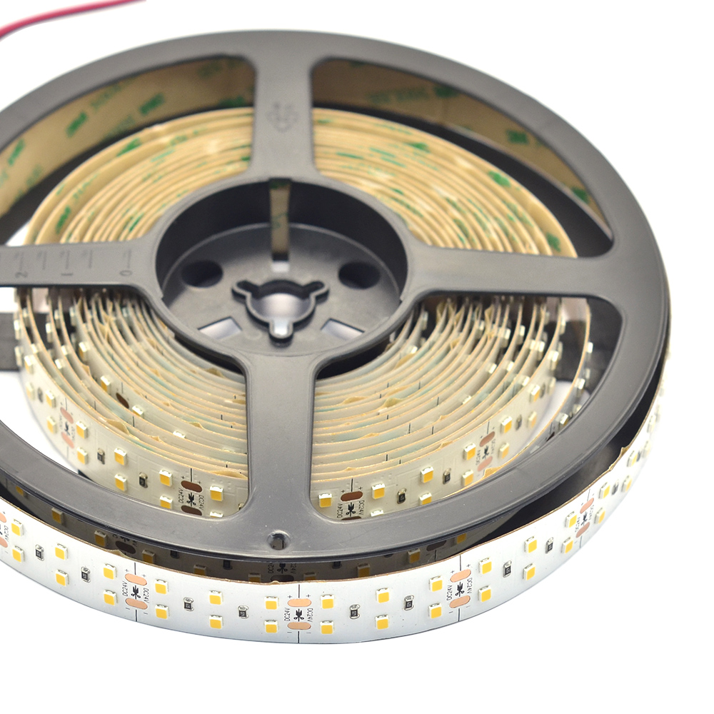 Dvouřadá řada DC24V 2835SMD High CRI 95 840LED Vodotěsné volitelné osvětlení Flexibilní LED páskové světlo, 5 m/16.4 stop na kotouč v prodeji Dvouřadá řada DC24V 2835SMD High CRI 95 840LED Vodotěsné volitelné osvětlení Flexibilní LED páskové světlo, 5 m/16.4 stop na kotouč v prodeji
