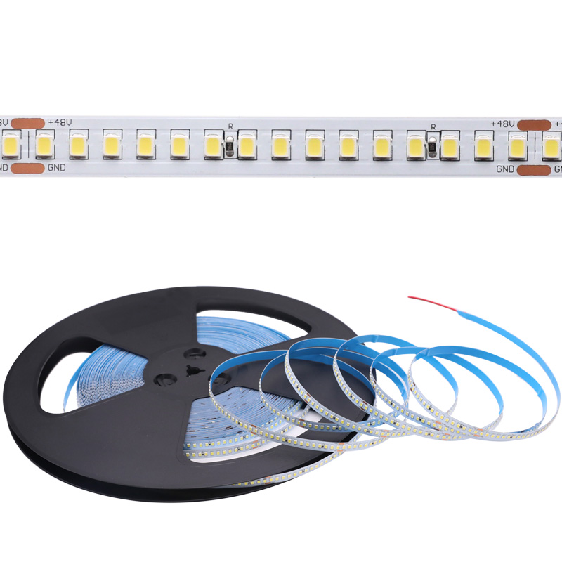 48V 30m LED-Lichtleiste, lang, kontinuierlich, weiße Farbe, 180 LEDs/m