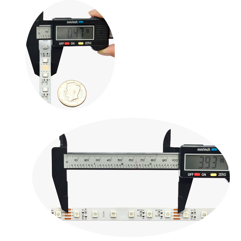 DC24V 5050SMD RGB-LED-Lichtstreifen – Farbwechselnde, flexible LED-Bandlichter – 32.8 bis 65.6 Fuß optional DC24V 5050SMD RGB-LED-Lichtstreifen – Farbwechselnde, flexible LED-Bandlichter – 32.8 bis 65.6 Fuß optional