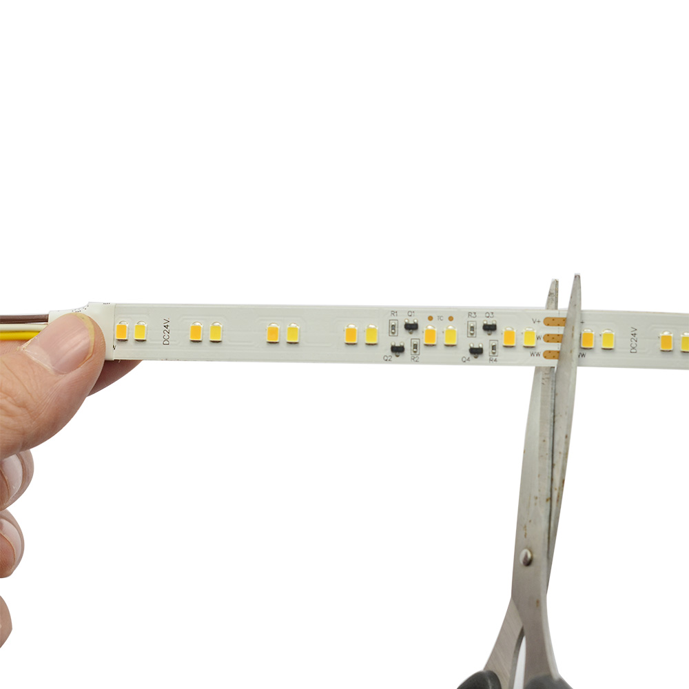 DC24V 2835 Dvojité bílé stmívatelné LED světlo – LED osvětlení s konstantním proudem – 32.8 až 65.6 ft Volitelné DC24V 2835 Dvojité bílé stmívatelné LED světlo – LED osvětlení s konstantním proudem – 32.8 až 65.6 ft Volitelné