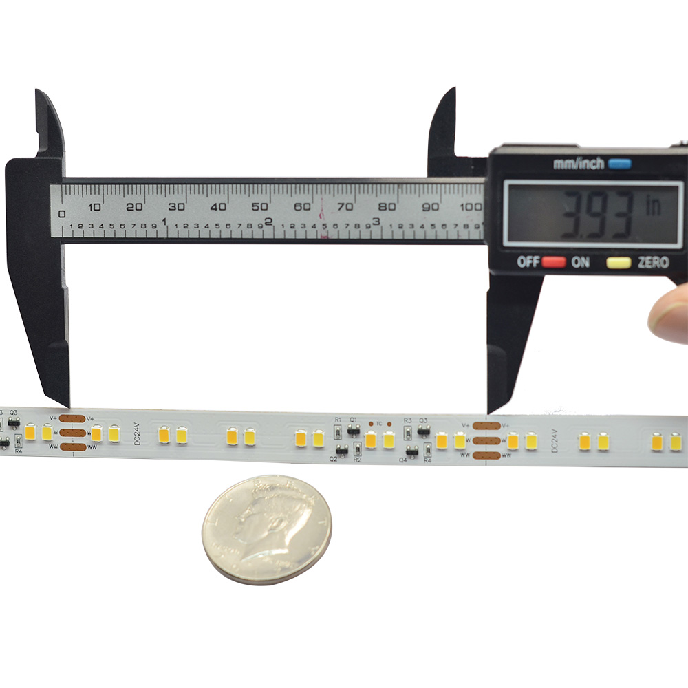 DC24V 2835 Dvojité bílé stmívatelné LED světlo – LED osvětlení s konstantním proudem – 32.8 až 65.6 ft Volitelné DC24V 2835 Dvojité bílé stmívatelné LED světlo – LED osvětlení s konstantním proudem – 32.8 až 65.6 ft Volitelné