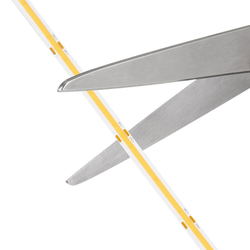 Vysoké CRI 90 bílé barevné světlo Flexibilní COB LED pásková světla – DC12/24V – 16.4 stop/5m role Vysoké CRI 90 bílé barevné světlo Flexibilní COB LED pásková světla – DC12/24V – 16.4 stop/5m role