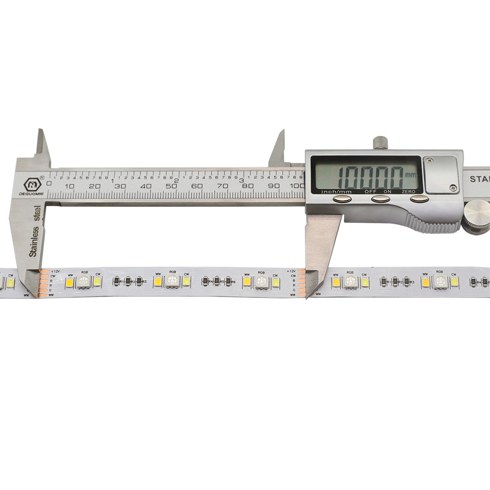 Mehrfarbige RGB+WW+CW-LED-Leuchten – 12 mm 12 V RGBCCT-LED-Streifen – 60 LEDs/m Mehrfarbige RGB+WW+CW-LED-Leuchten – 12 mm 12 V RGBCCT-LED-Streifen – 60 LEDs/m
