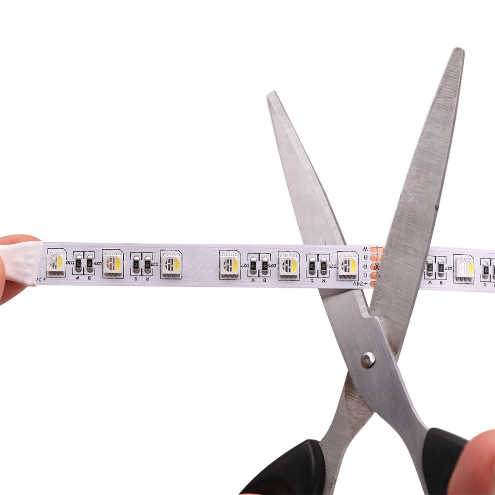 5 m superhelle LED-RGBW-Farbwechsellichter – 12 V/24 V – 3000 K/4000 K/6000 K Weiß 5 m superhelle LED-RGBW-Farbwechsellichter – 12 V/24 V – 3000 K/4000 K/6000 K Weiß