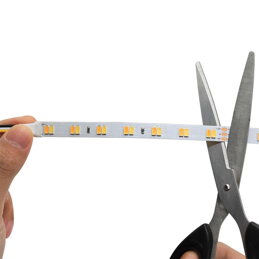 DC24V Super Jas SMD5730 CCT Stmívatelné 120 LED Flexibilní LED pásové osvětlení Domácí osvětlení 16.4 stop na cívku Prodejem DC24V Super Jas SMD5730 CCT Stmívatelné 120 LED Flexibilní LED pásové osvětlení Domácí osvětlení 16.4 stop na cívku Prodejem