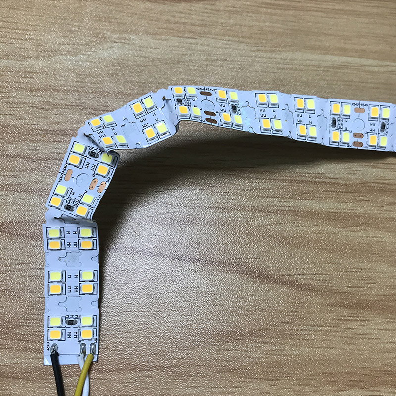 More Flexible S Double Row CCT Color Temperature Signage LED Strip