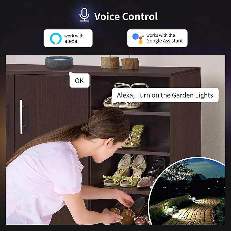 Inteligentní Bluetooth RGBCW LED světlomet měnící barvu pro venkovní krajinu Inteligentní Bluetooth RGBCW LED světlomet měnící barvu pro venkovní krajinu