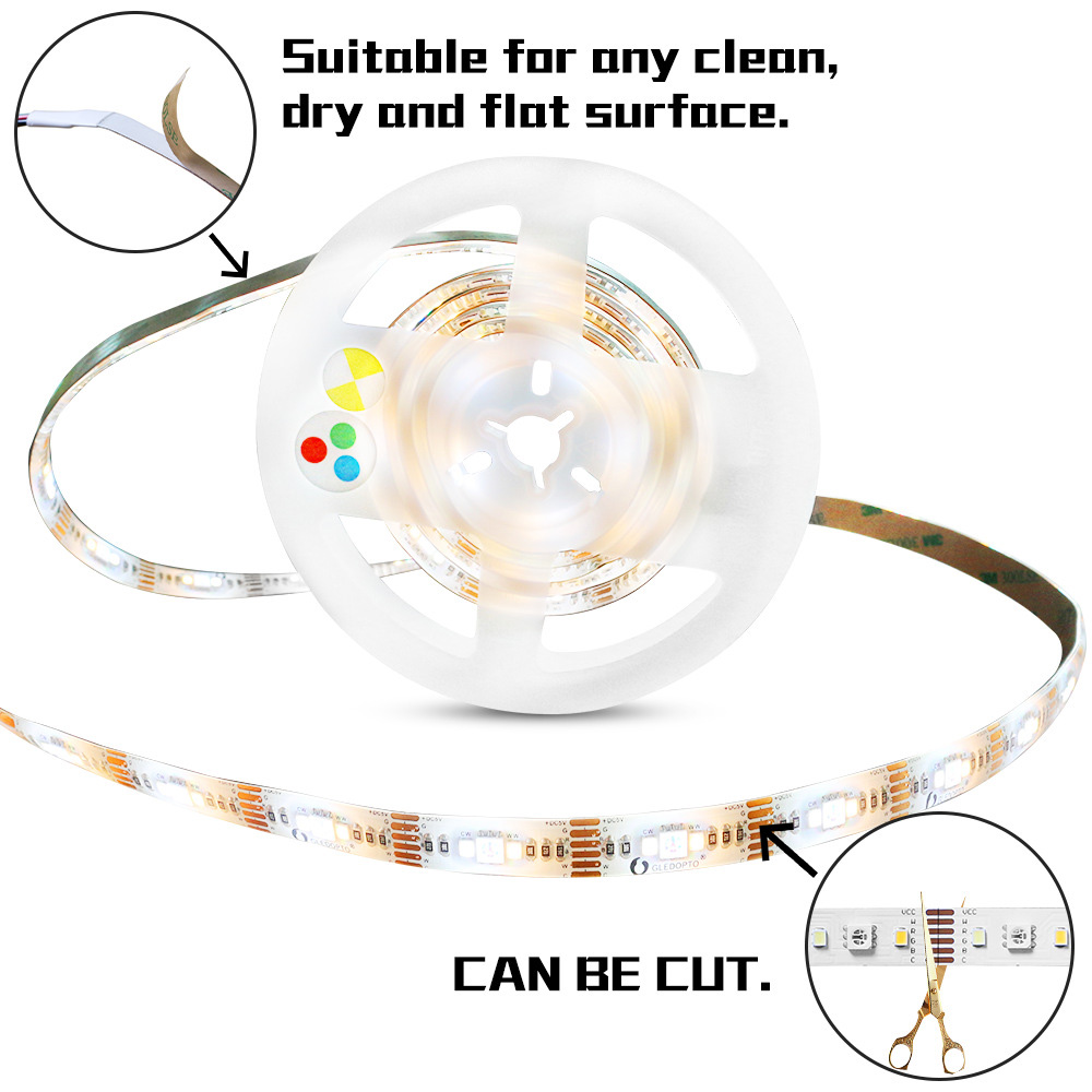 Gledopto WiFi / Zigbee PRO 2m RGB CCT USB LED Light Strip