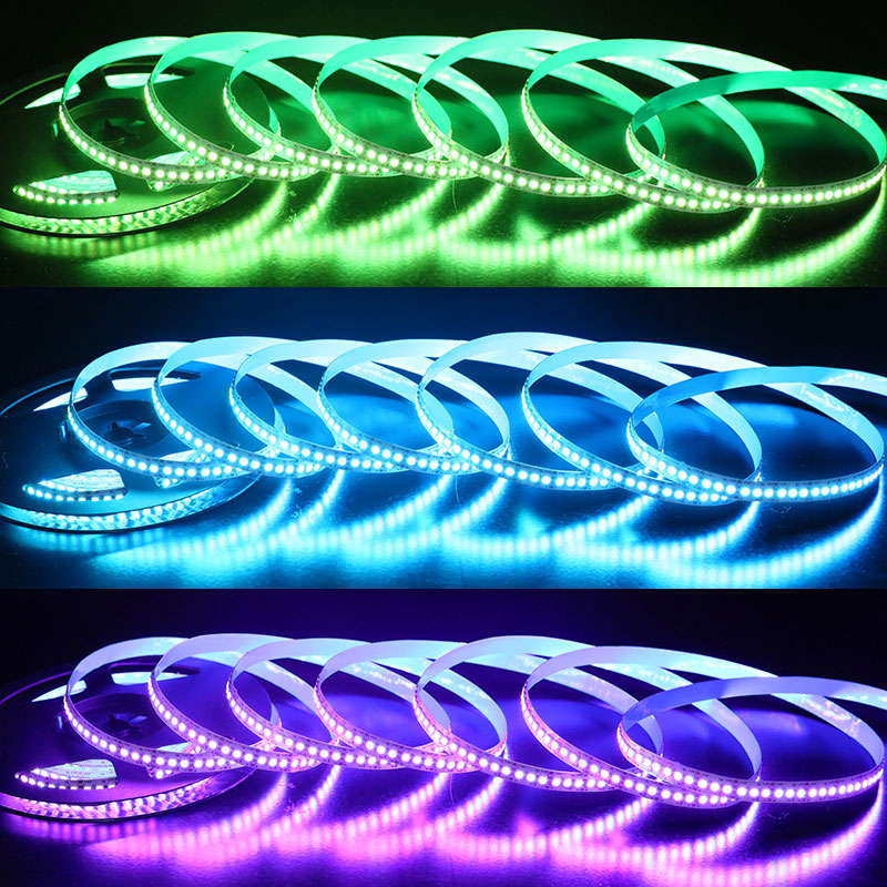 12V 10mm 3535 RGB LED Strip Densest 180 Per Meter