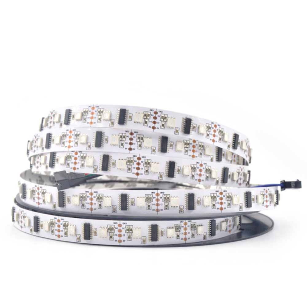 LPD8806 DC5V-Serie, flexible LED-Lichtleisten, programmierbare Pixel-Vollfarbverfolgung, Verwendung im Innenbereich, 240 LEDs, 16.4 Fuß pro Rolle, im Angebot