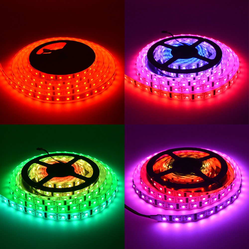 LPD8806 Series Flexible LED Strip Lights, Programmable Pixel Full Color Chasing, Indoor Use, 240LEDs Per Reel By Sale [DCFLS-5V-LPD8806X240] - $64.98 :