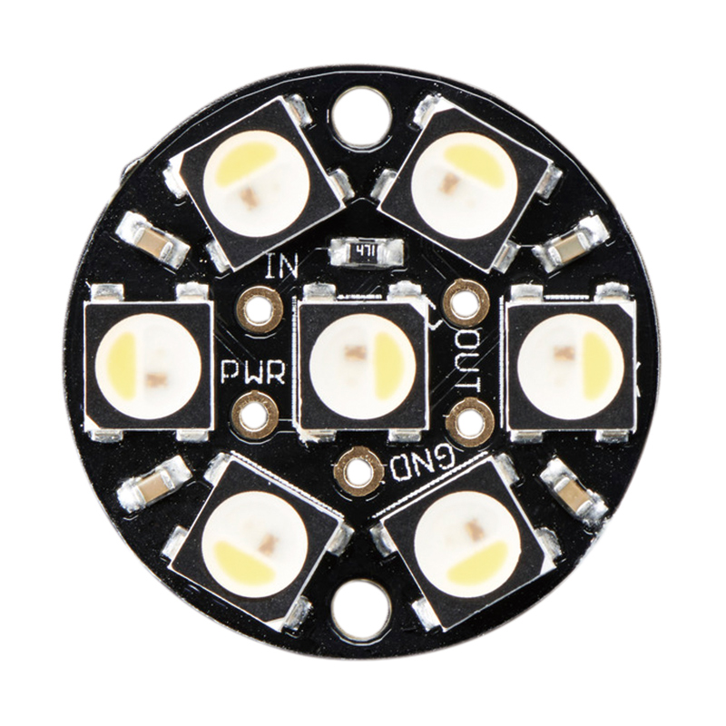 WS2812 7 x 5050 adressierbare RGBW-LED-Neopixel-Jewel-integrierte Vollfarbtreiber WS2812 7 x 5050 adressierbare RGBW-LED-Neopixel-Jewel-integrierte Vollfarbtreiber