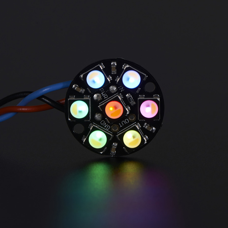 WS2812 7 x 5050 adressierbare RGBW-LED-Neopixel-Jewel-integrierte Vollfarbtreiber WS2812 7 x 5050 adressierbare RGBW-LED-Neopixel-Jewel-integrierte Vollfarbtreiber