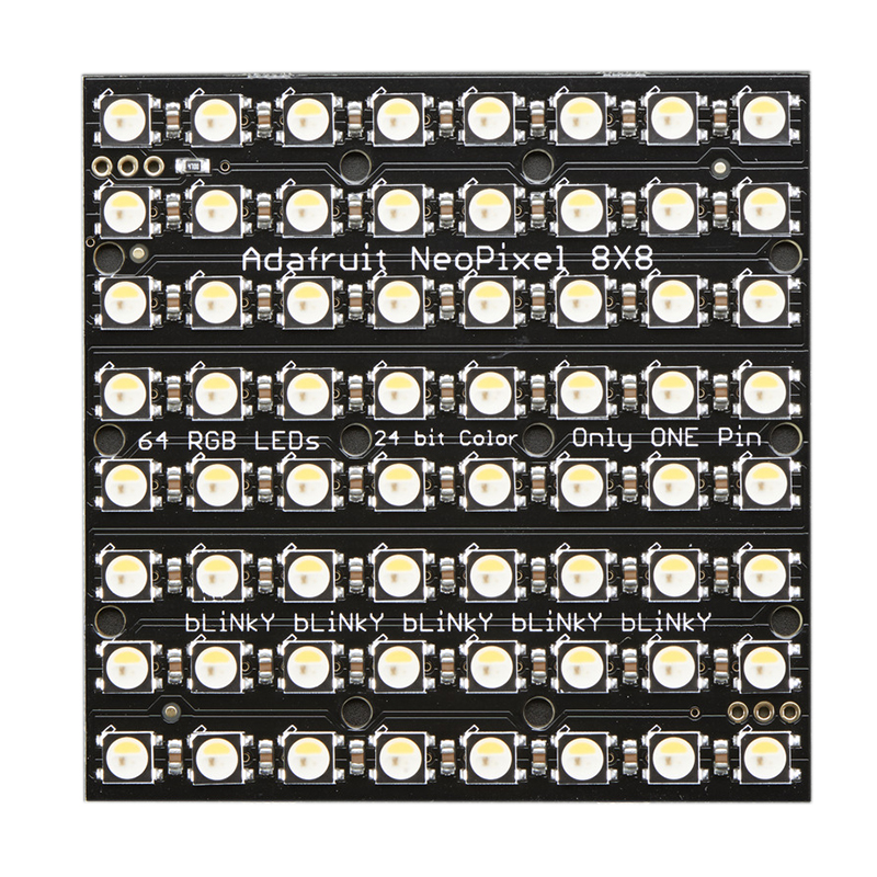 WS2812B 8 x 8 Adafruit Neopixel Neomatrix, 5050 RGBW digital adressierbares LED-Licht