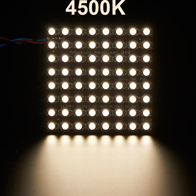 WS2812B 8 x 8 Adafruit Neopixel Neomatrix, 5050 RGBW digitální adresovatelné LED světlo WS2812B 8 x 8 Adafruit Neopixel Neomatrix, 5050 RGBW digitální adresovatelné LED světlo