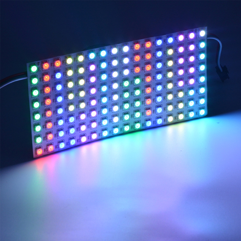 XUNATA Smart Programmable RGB Neon Light, 16.4ft DC 12V Color Changing  WS2811 Neon Sign Pixel Light, Waterproof 5050 60 LEDs/m LED Rope Lett 