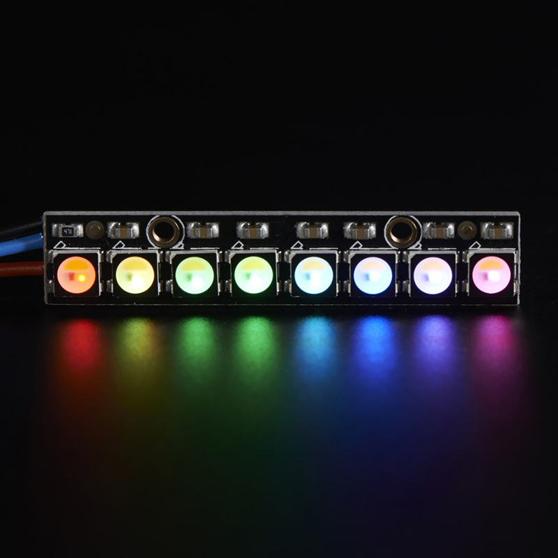 Neopixel Stick - SK6812 8 x 5050 RGBW adresovatelná LED s integrovanými ovladači Neopixel Stick - SK6812 8 x 5050 RGBW adresovatelná LED s integrovanými ovladači