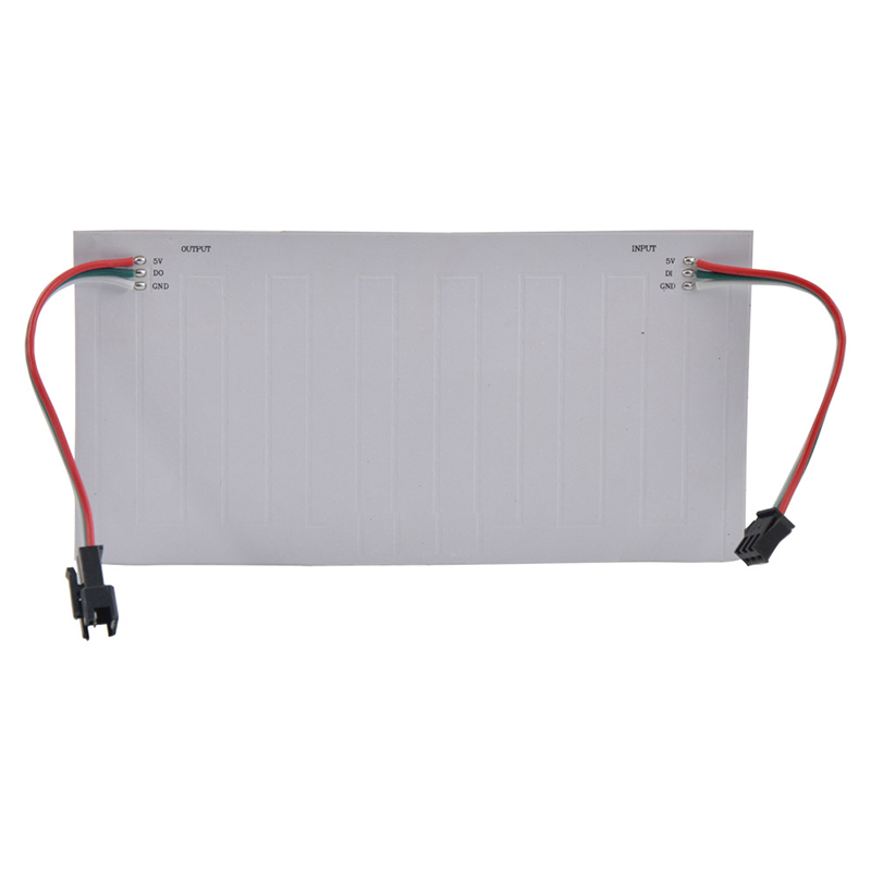 8 x 32 5050 RGB flexibler adressierbarer LED-Pixelbildschirm – DC5V WS2812B Dot-Matrix-Display 8 x 32 5050 RGB flexibler adressierbarer LED-Pixelbildschirm – DC5V WS2812B Dot-Matrix-Display