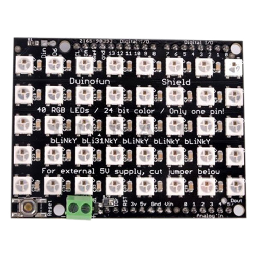 WS2812B 5 x 8 5050 RGB adressierbare LED-Pixelmatrix mit integrierten Treibern