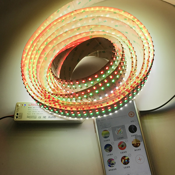 Brightest LED Color Changing Lights Quad Row RGBW LED Strip 3.28~16.4ft  [FSLRGBW-QR-3528X2400] $29.98