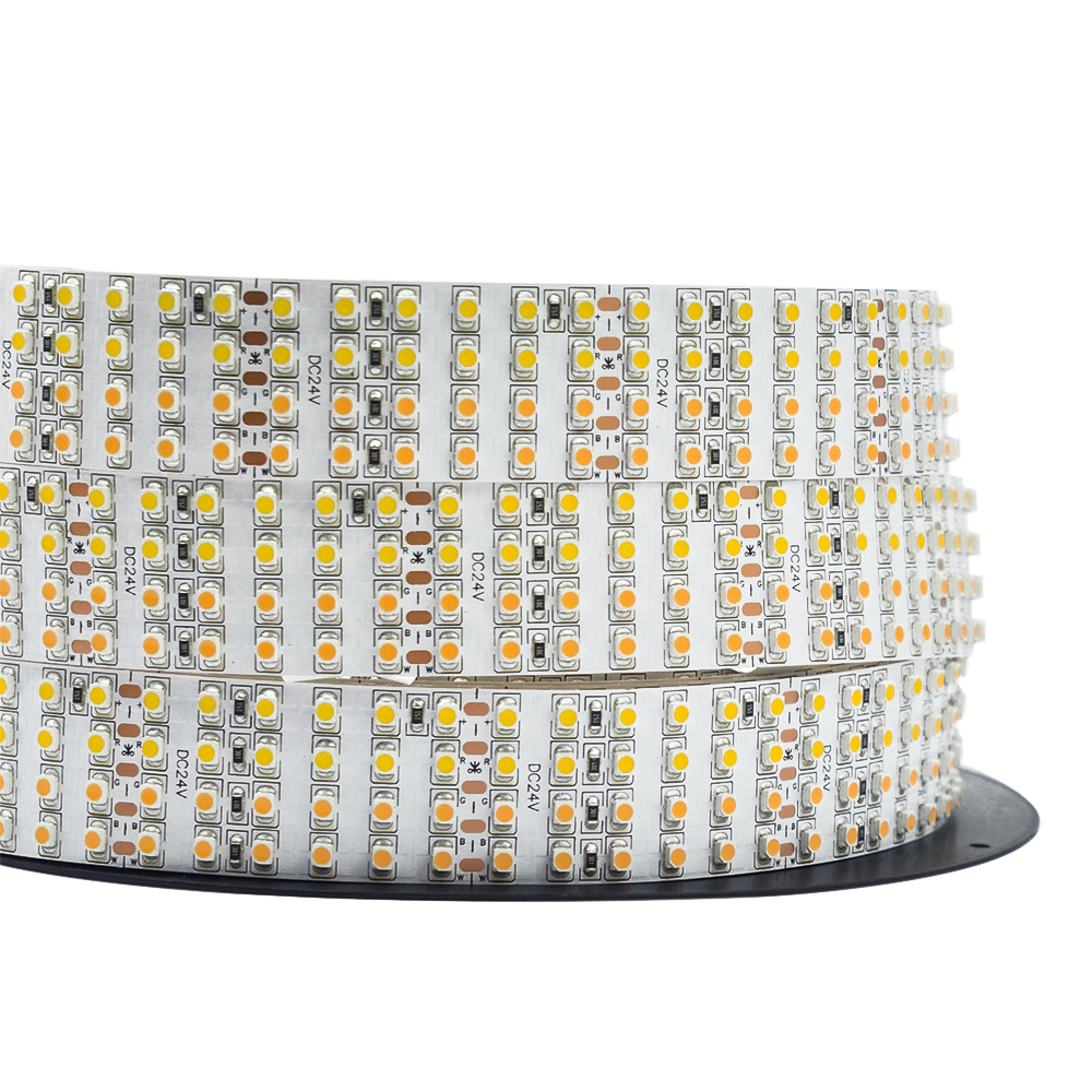 CCT White Light Nastavitelný 3528 čtyřřadý LED pásek 24V 3.28~16.4ft CCT White Light Nastavitelný 3528 čtyřřadý LED pásek 24V 3.28~16.4ft