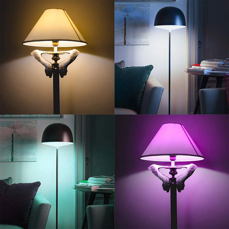 Vícebarevná LED žárovka E27 RGB, hlasové ovládání Smart Bluetooth Vícebarevná LED žárovka E27 RGB, hlasové ovládání Smart Bluetooth