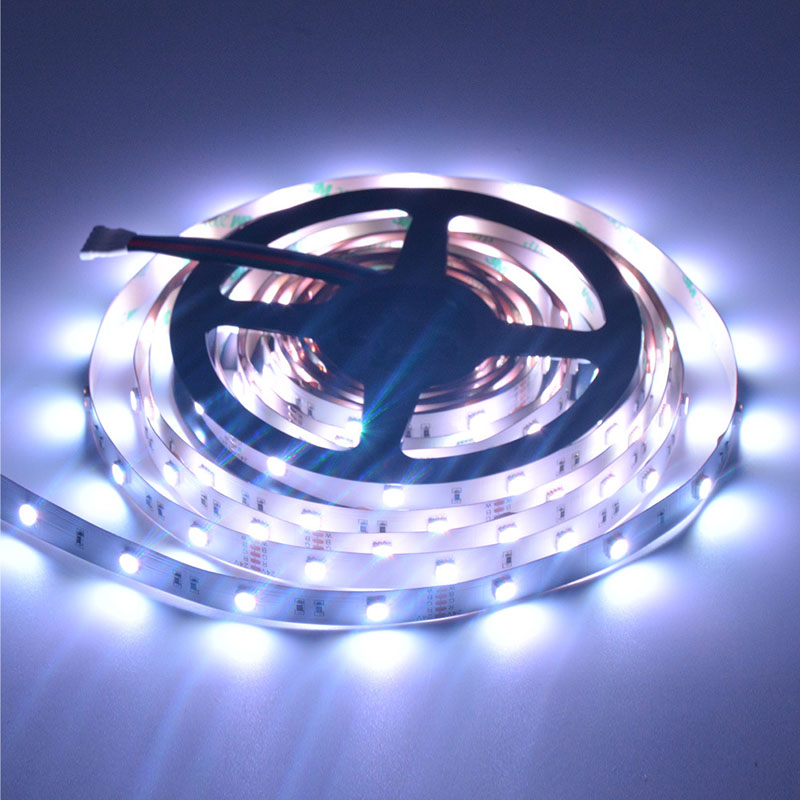 RGB+bílá LED světla měnící barvu – 12V 30LEDs/m LED pásek – 3000K/6000K RGB+bílá LED světla měnící barvu – 12V 30LEDs/m LED pásek – 3000K/6000K