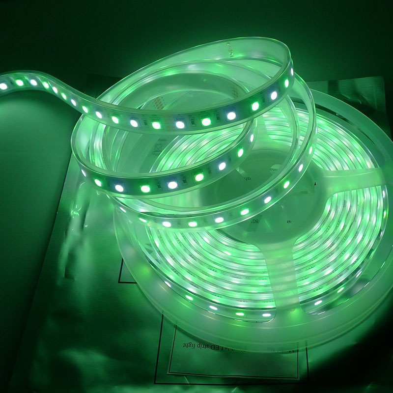 RGB+bílá LED světla měnící barvu – 60LED/m 5050 LED pásek – 12V/24V RGB+bílá LED světla měnící barvu – 60LED/m 5050 LED pásek – 12V/24V