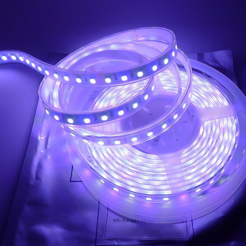 RGB+bílá LED světla měnící barvu – 60LED/m 5050 LED pásek – 12V/24V RGB+bílá LED světla měnící barvu – 60LED/m 5050 LED pásek – 12V/24V