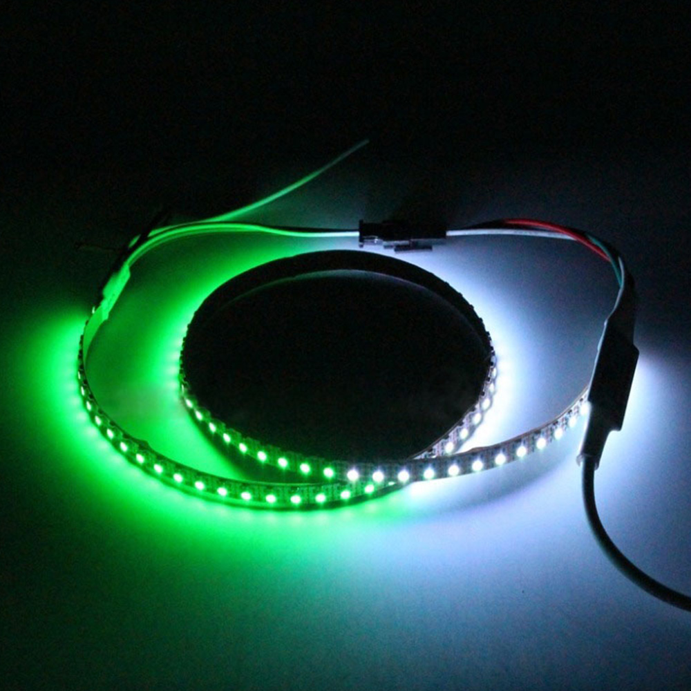 SK6805 (Podobné jako SK6812) SMD2427 RGB 144LEDS/M DC5V Ultra tenký 5MM široký digitální inteligentní adresovatelný pásek LED – 1 m/3.28 stop na roli